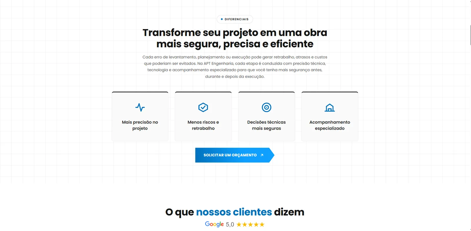 Diferenciais & Depoimentos