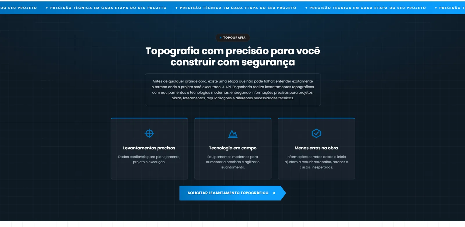 Página de Topografia