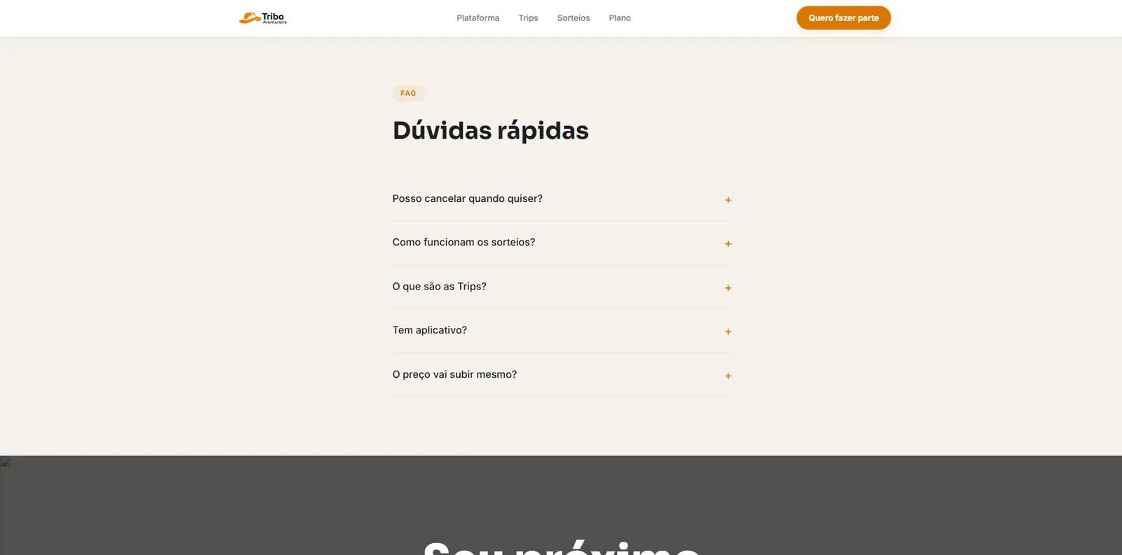 FAQ · Dúvidas rápidas