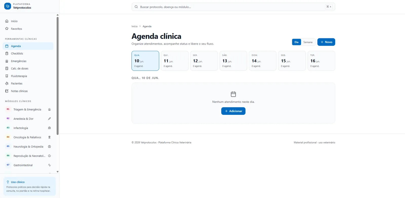 Agenda clínica